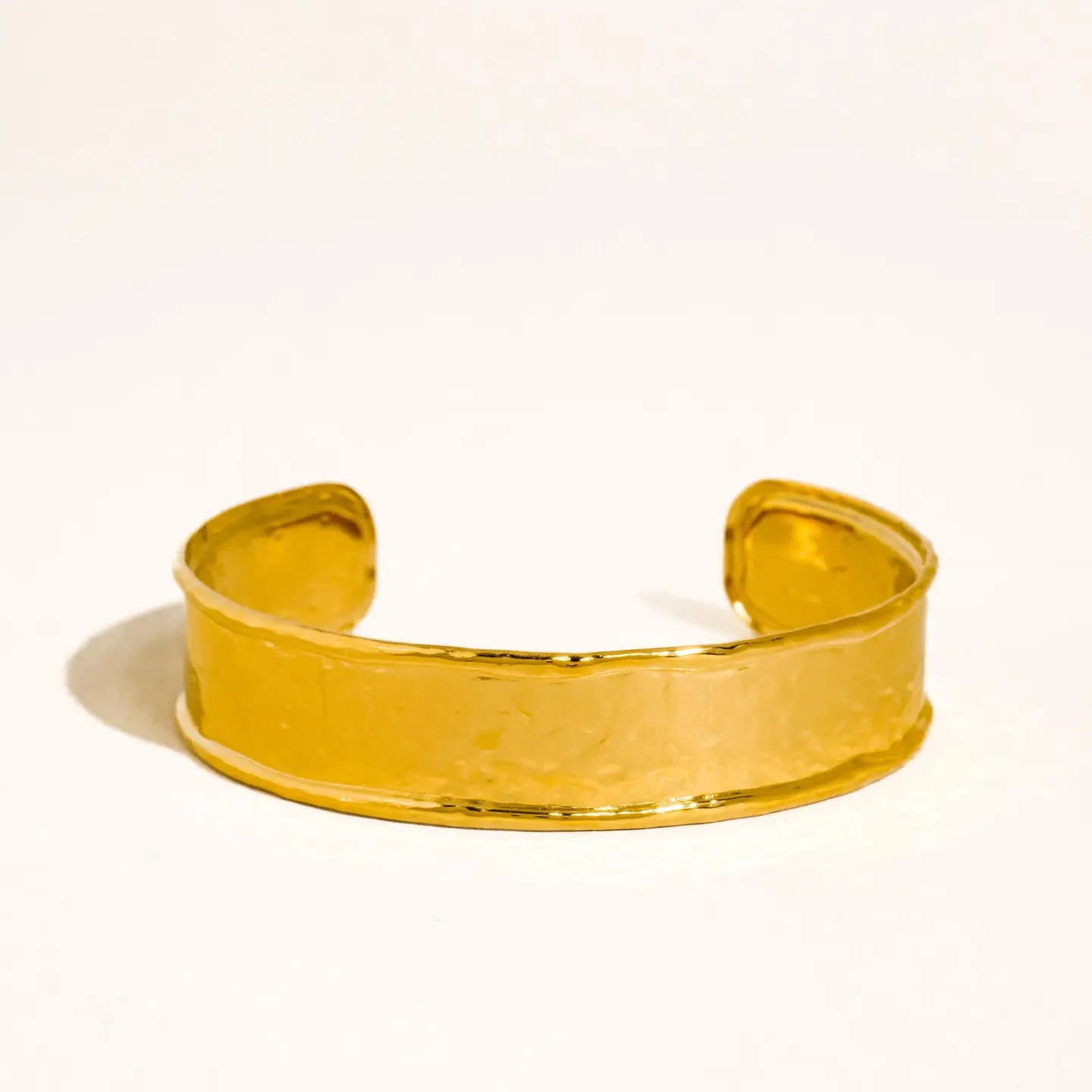 The Zavara Hammered Cuff Bracelet