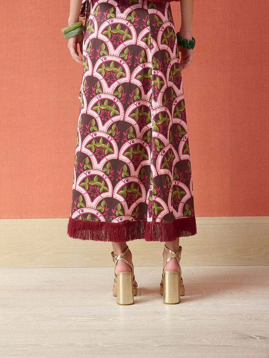 Brooks Avenue Cooper Wrap Skirt – Berry Vine