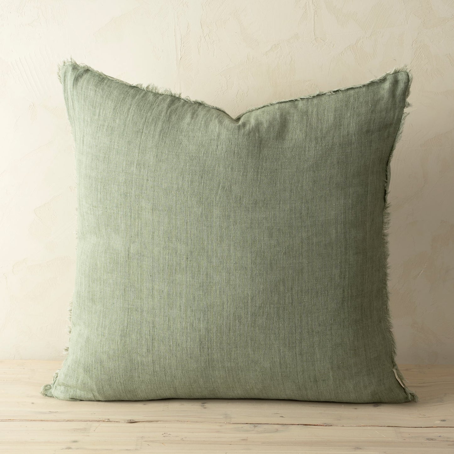 Sage Green Lina Linen Pillow