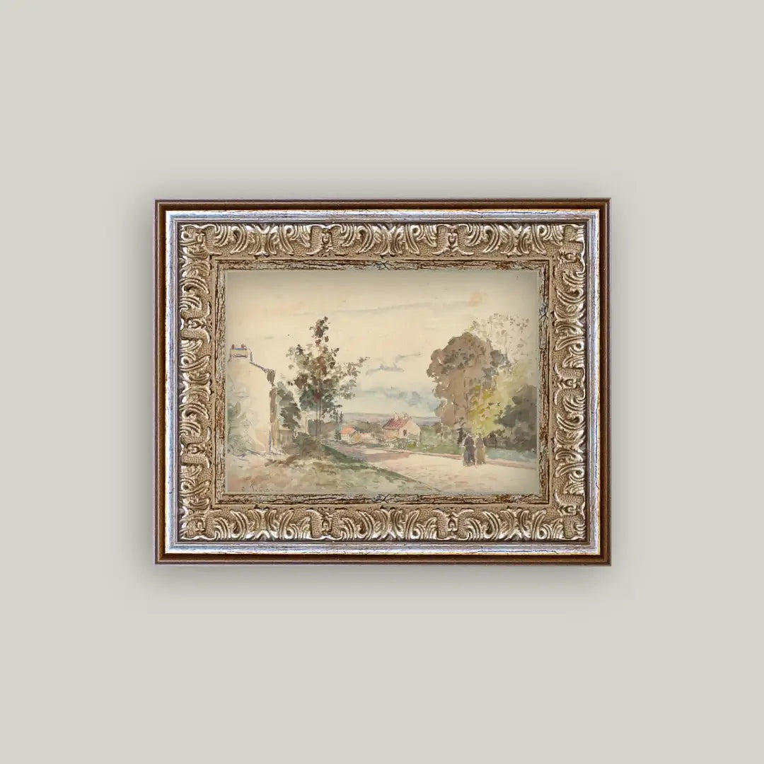 The Road From Versailles Framed Antique Artwork