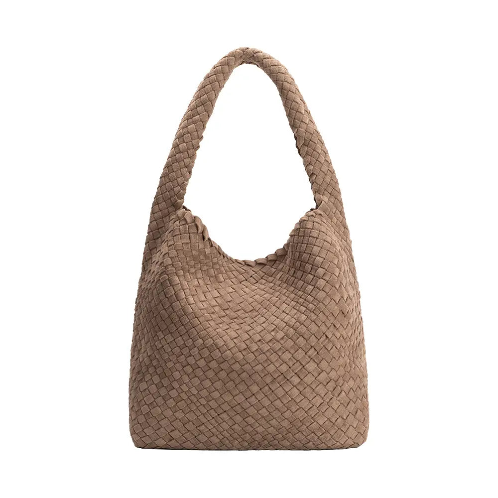 Johanna Clay Suede Recycled Vegan Shoulder Bag