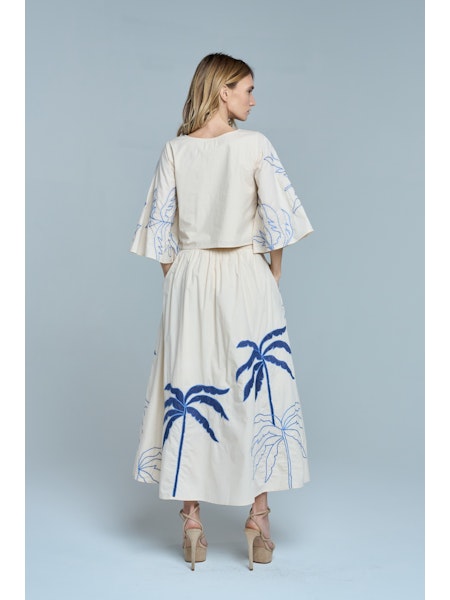 Island Time Palm Skirt