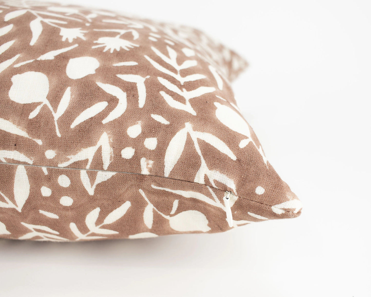 Aja Floral Block Print Pillow