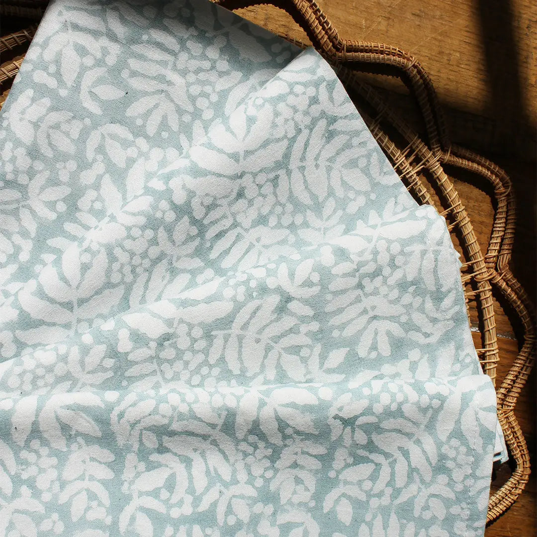 Gathered Garden Napkins in Dream Blue - Set of 4