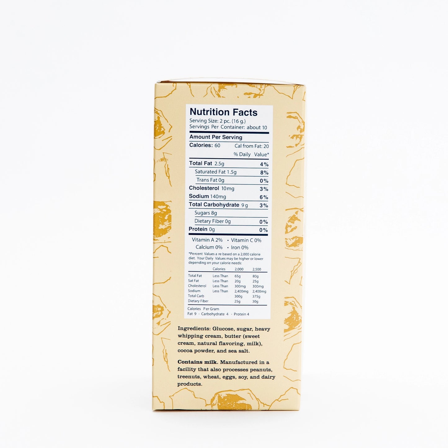 Salty Chocolate Caramels - Pure Sea Salt Caramel Candy