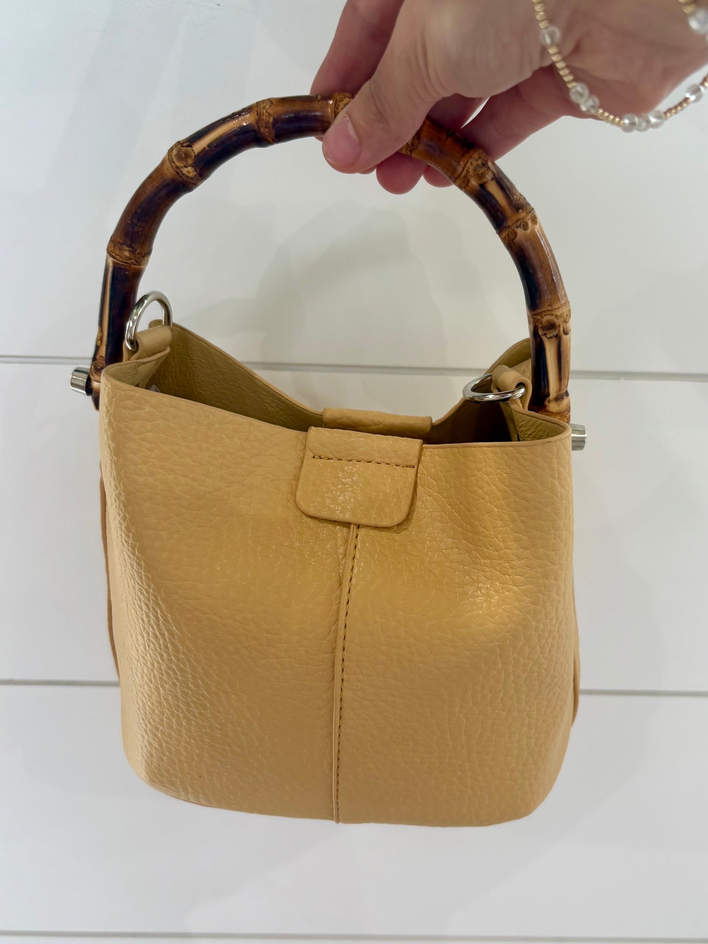Lemon Grove Bamboo Handle Bag