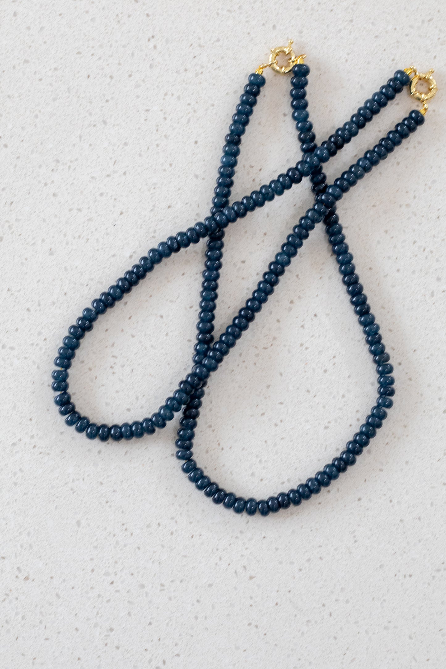 Slate Blue Candy Necklace