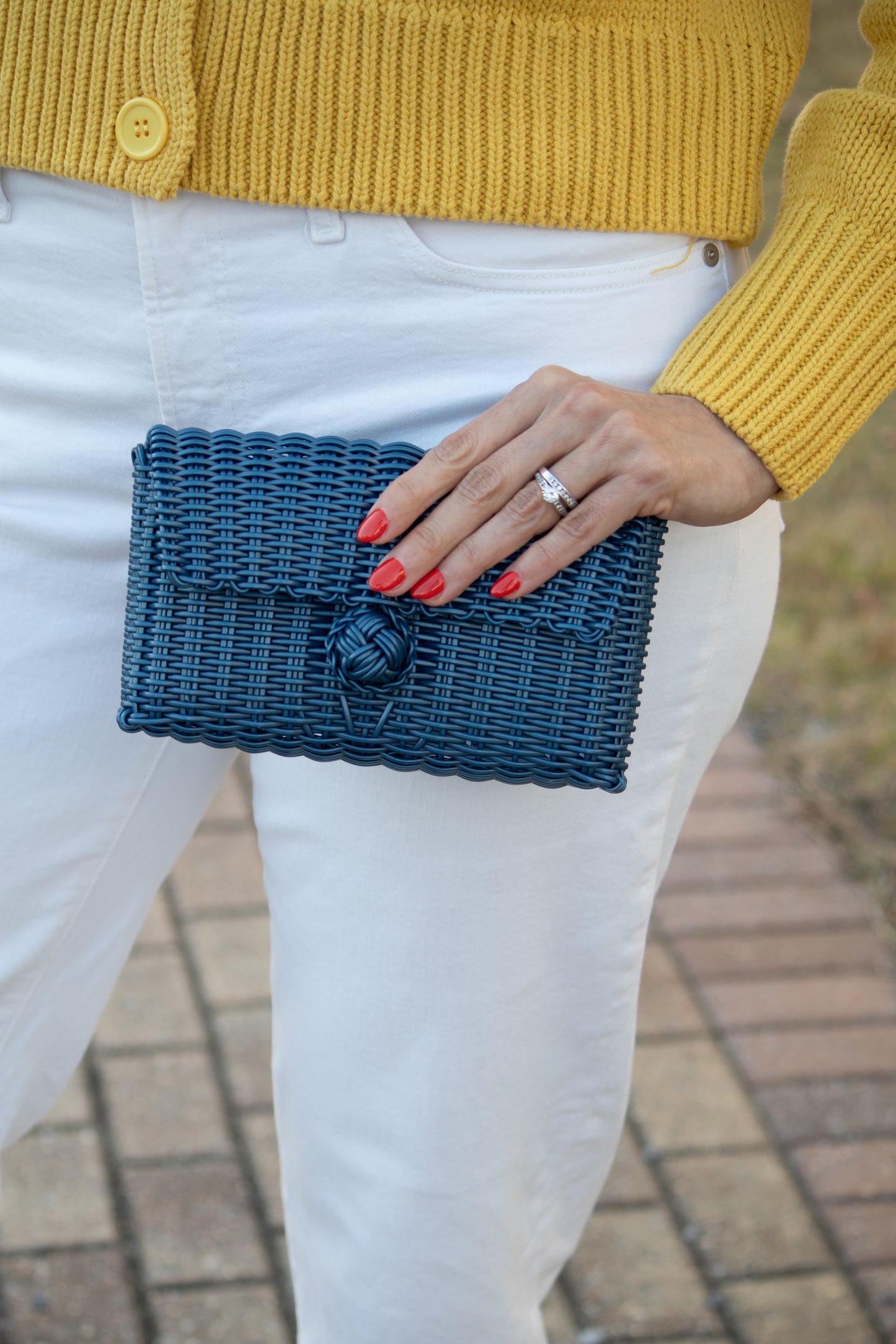 Whispering Blue Clutch