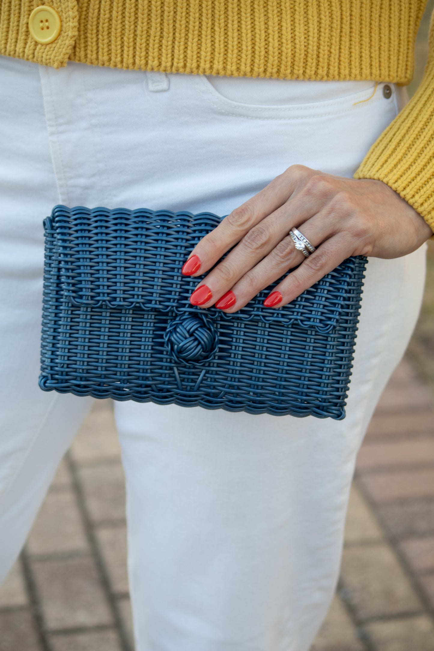 Whispering Blue Clutch