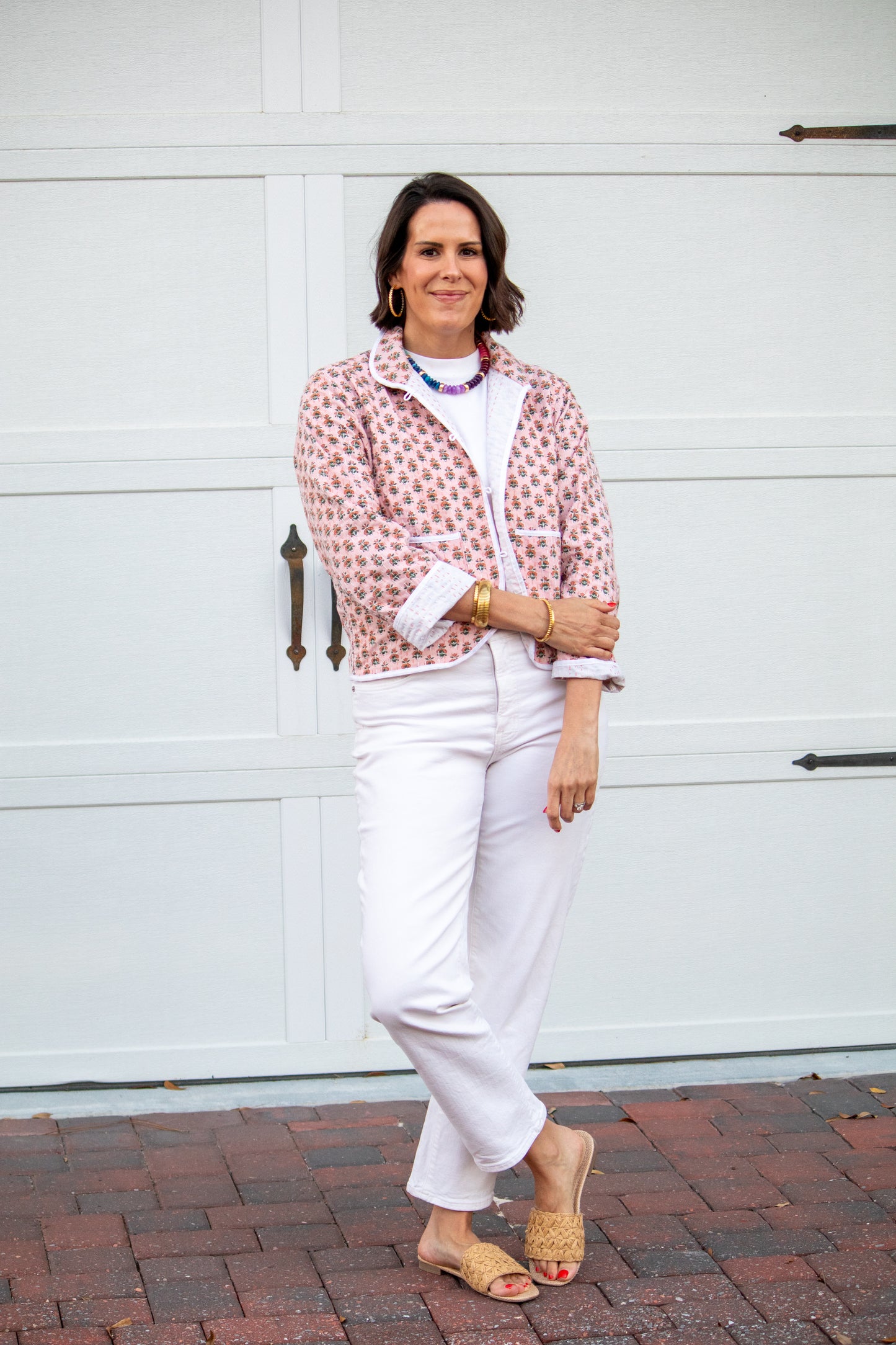 Birdie Jacket- Peony Punch
