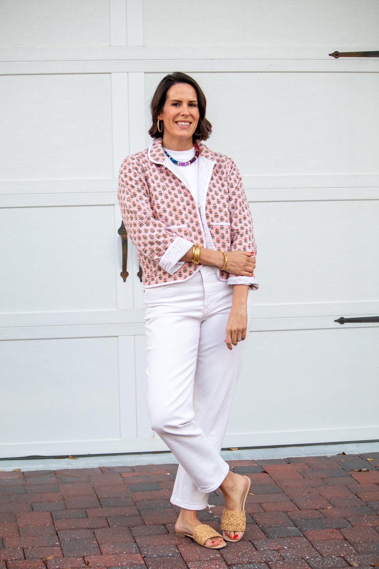 Birdie Jacket- Peony Punch
