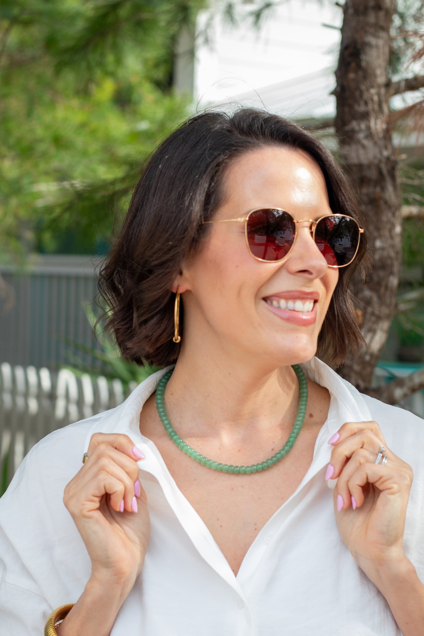 Minted Bliss Candy Necklace