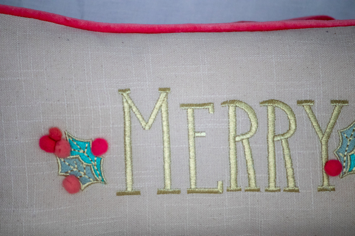 "Merry" Christmas Pillow