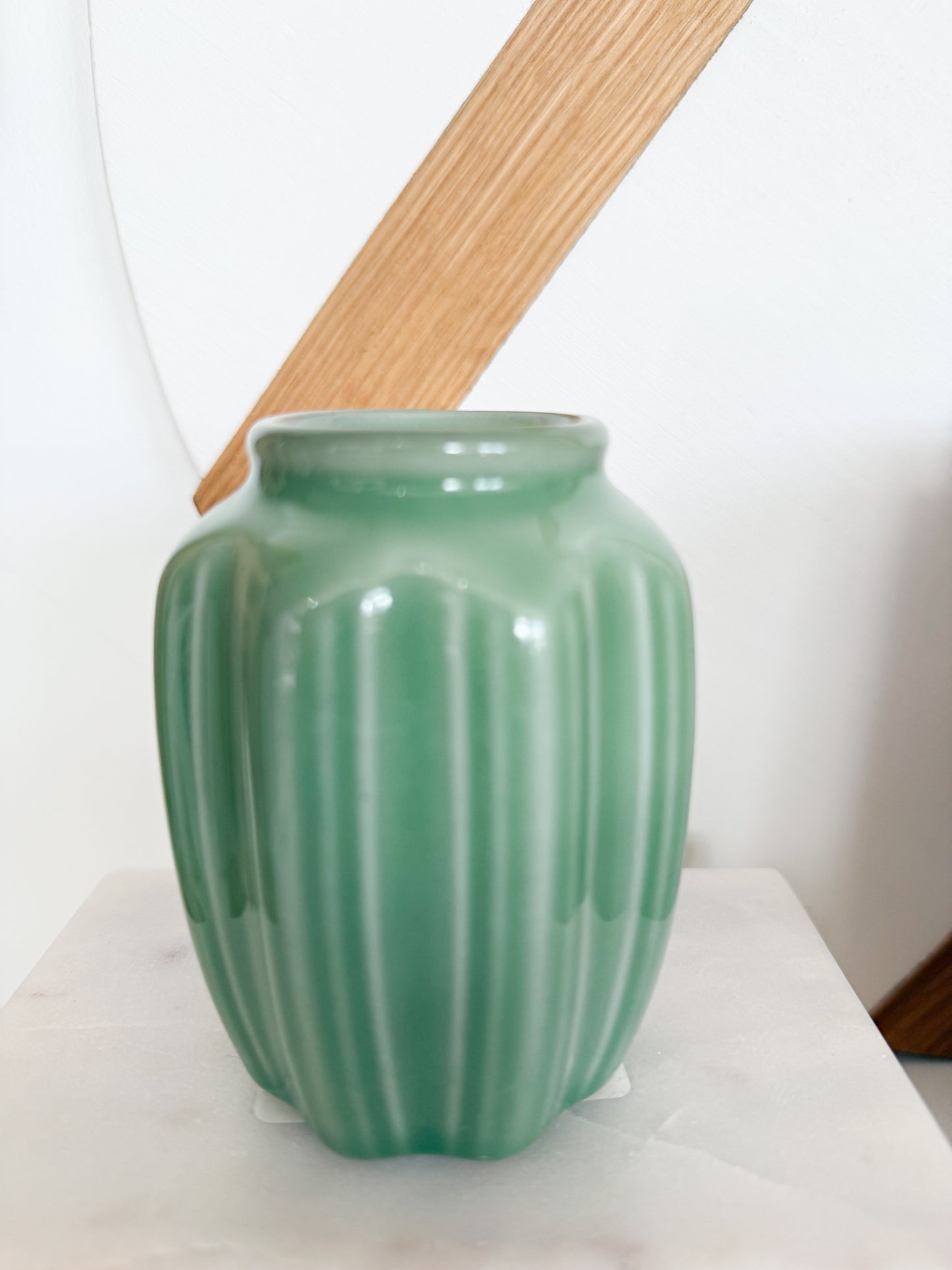 Jade Stoneware Vase, 3 Styles
