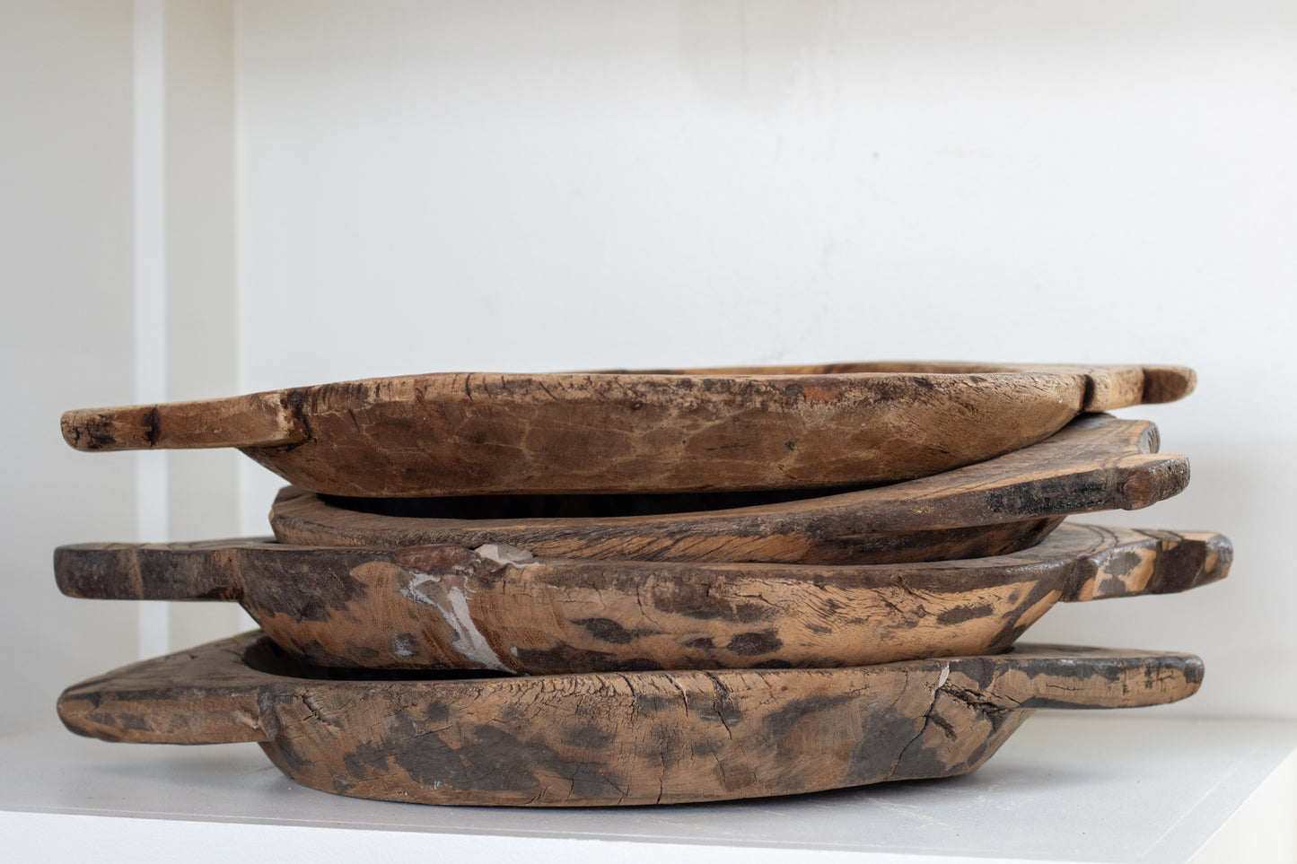 Vintage Natural Dough Bowl