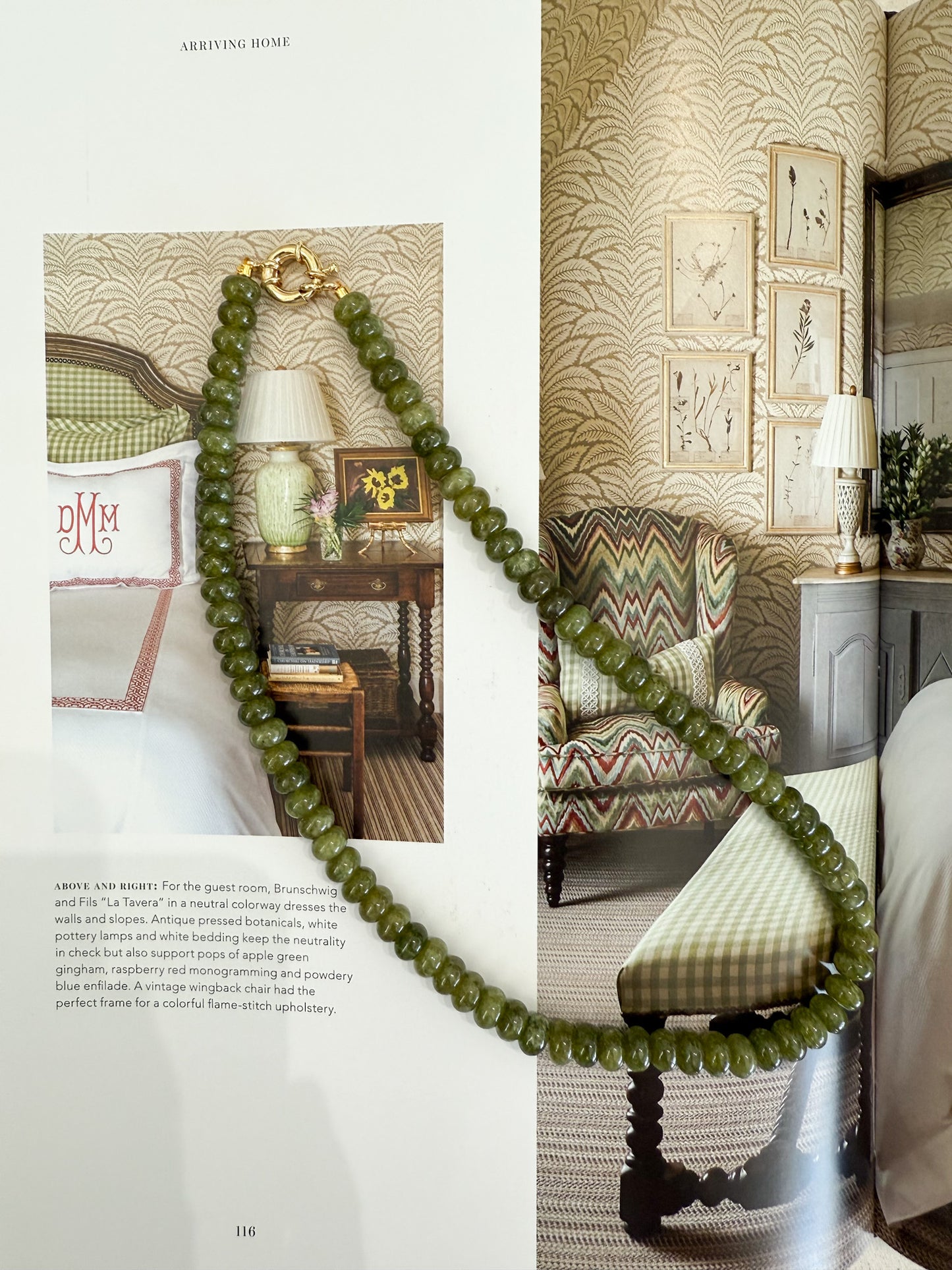 Olive Green Candy Necklace