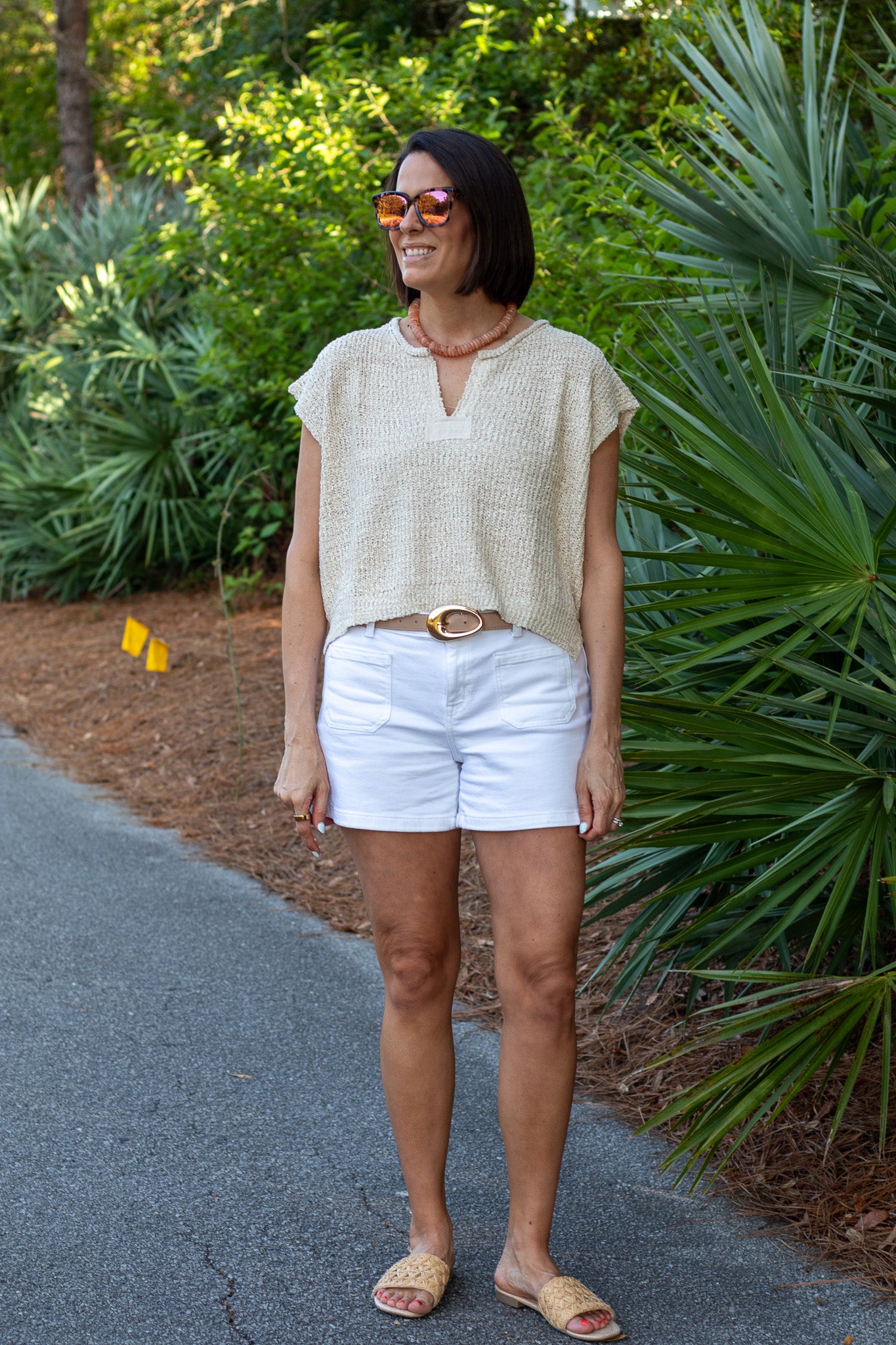 Oatmeal Sleeveless Sweater