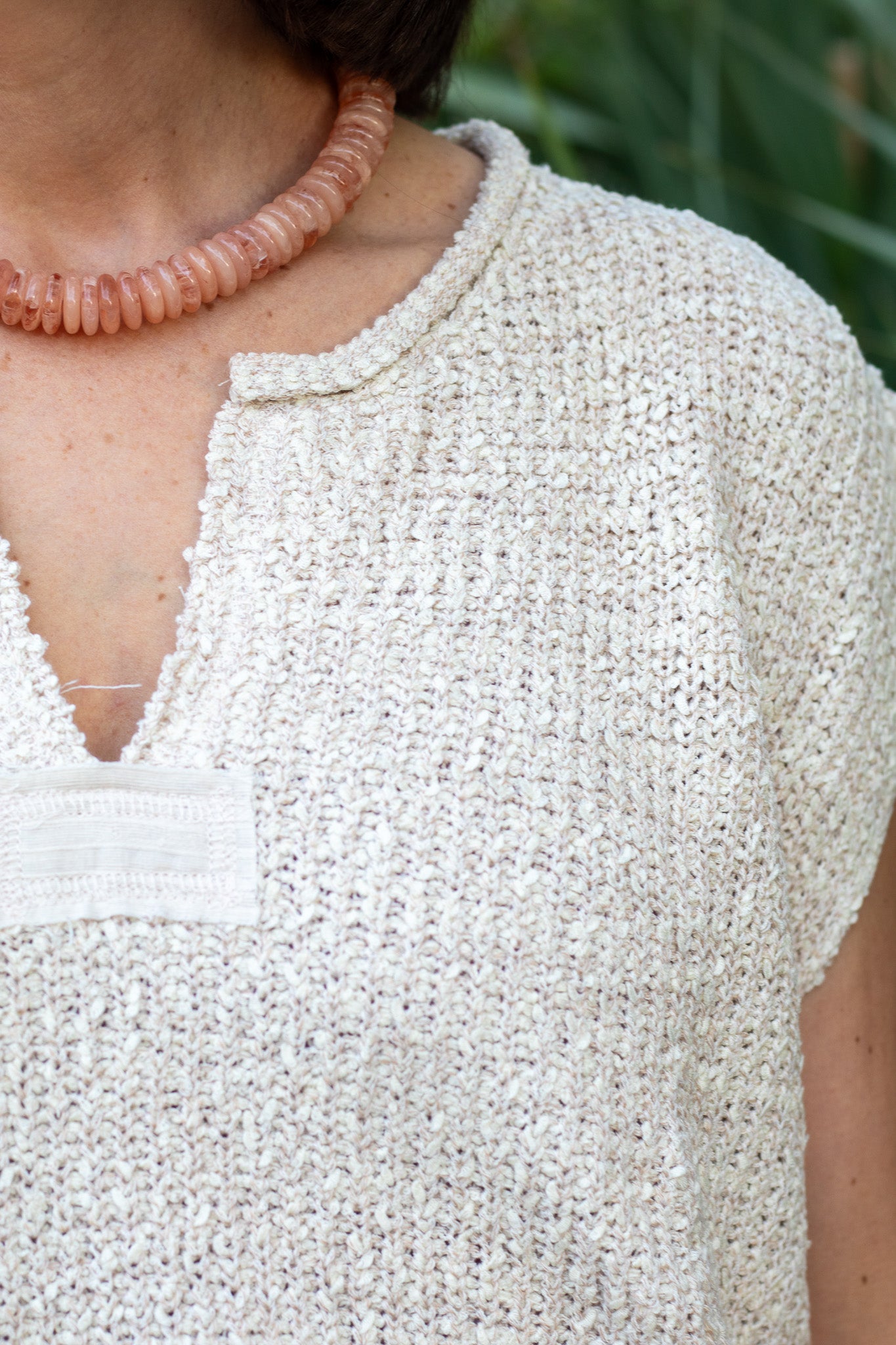 Oatmeal Sleeveless Sweater