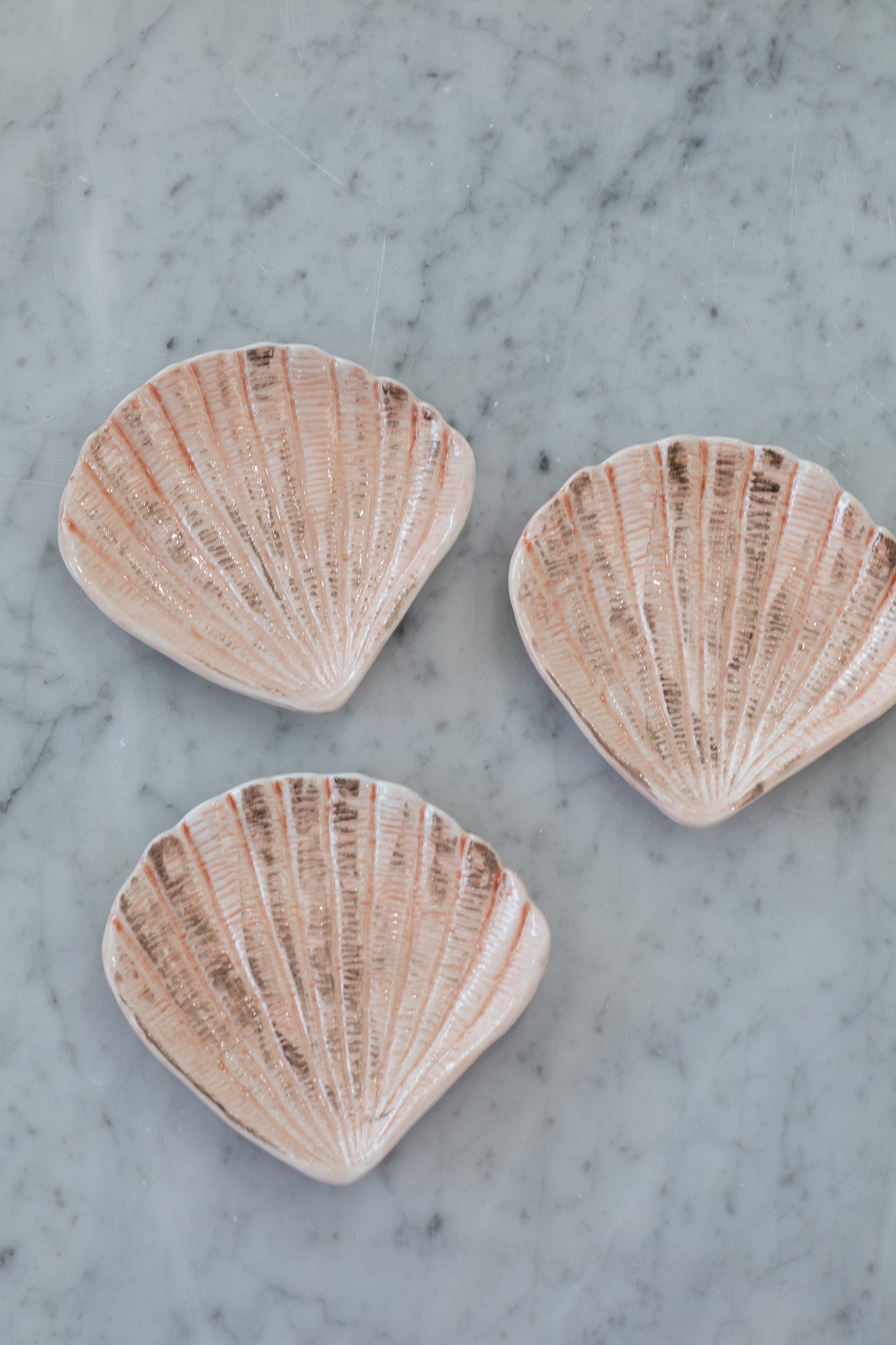 Shell Shaped Stoneware Dish