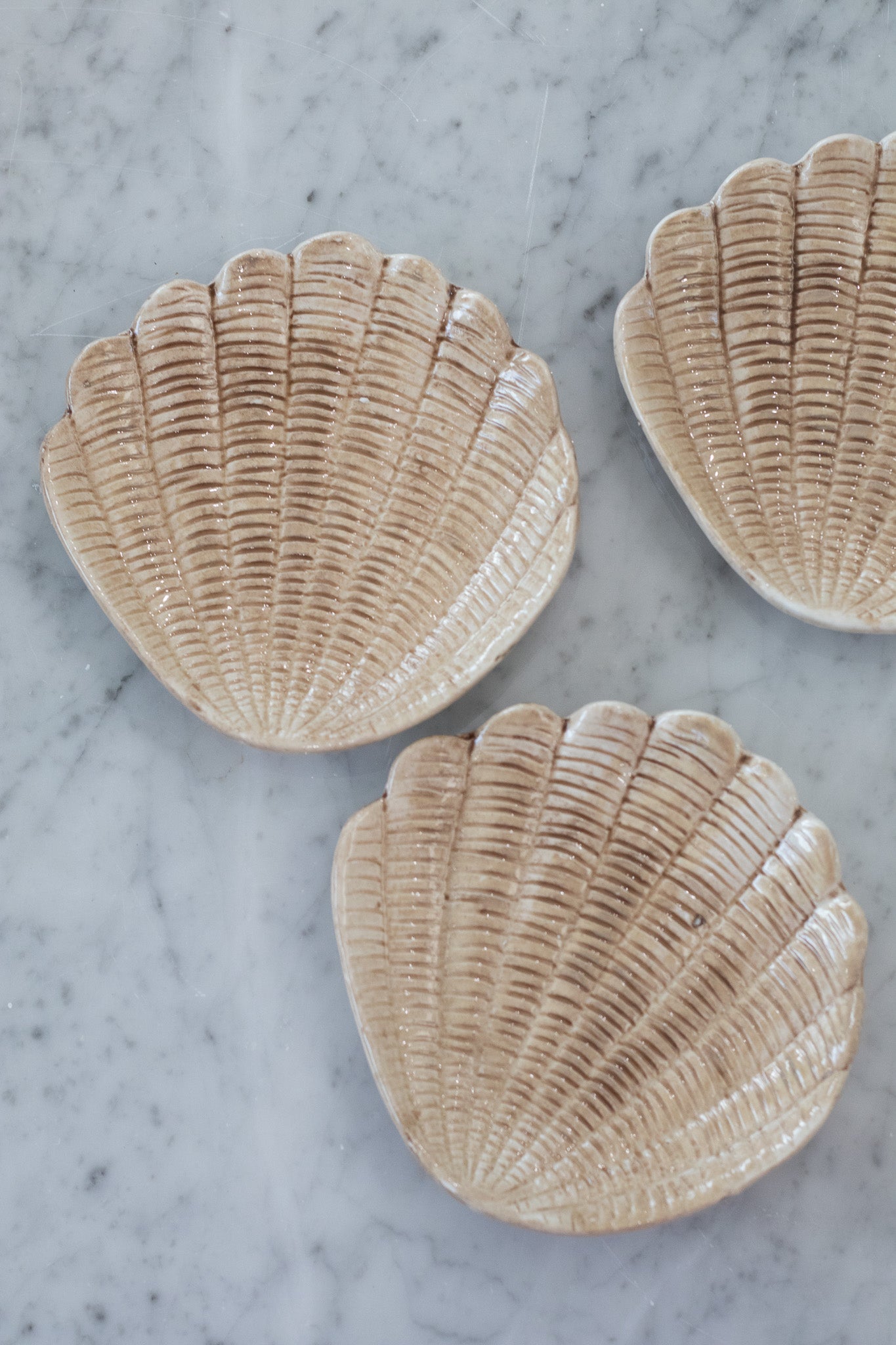 Shell Shaped Stoneware Dish