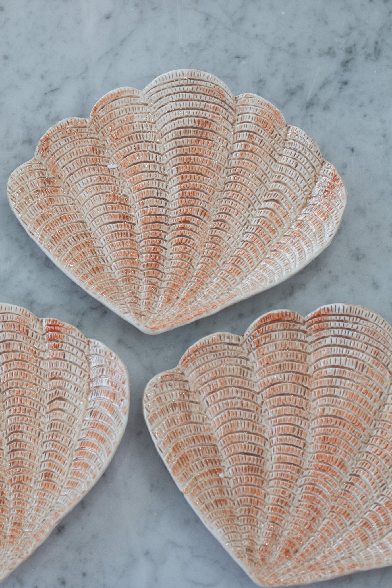 Shell Shaped Stoneware Dish