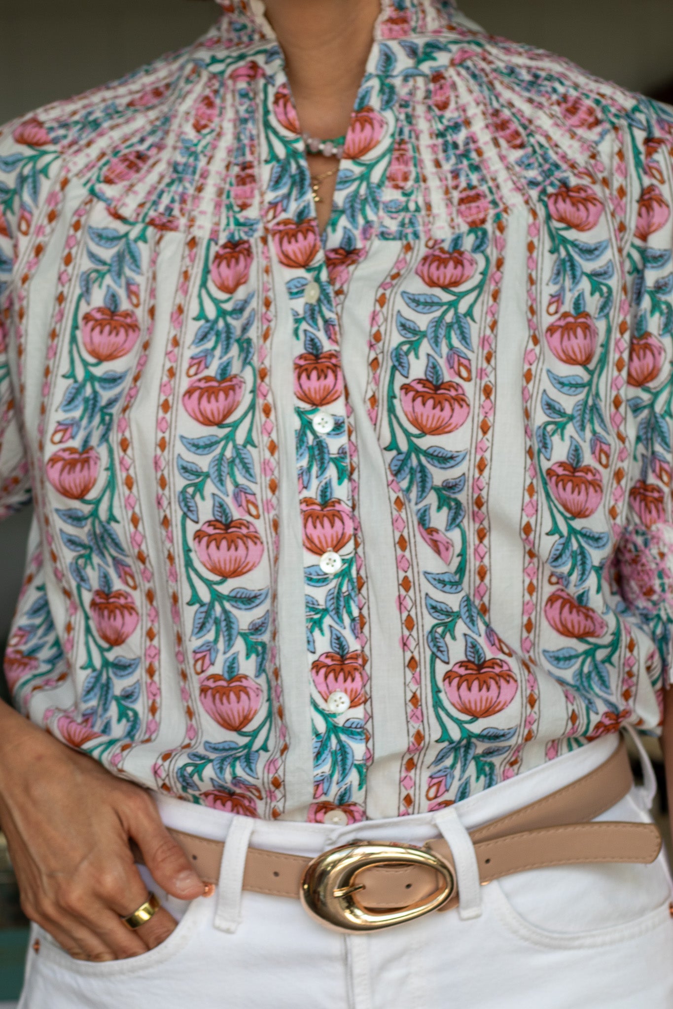 Spring Mirage Top