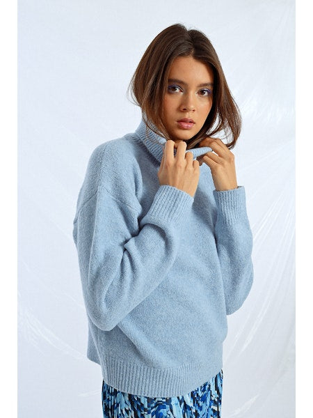 Winter Sky Turtleneck