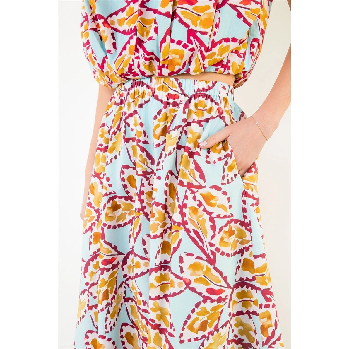 Coral Reef Maxi Skirt