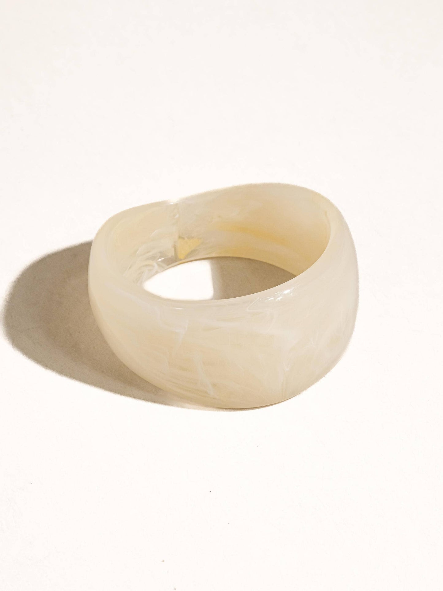 White Bangle on a white background