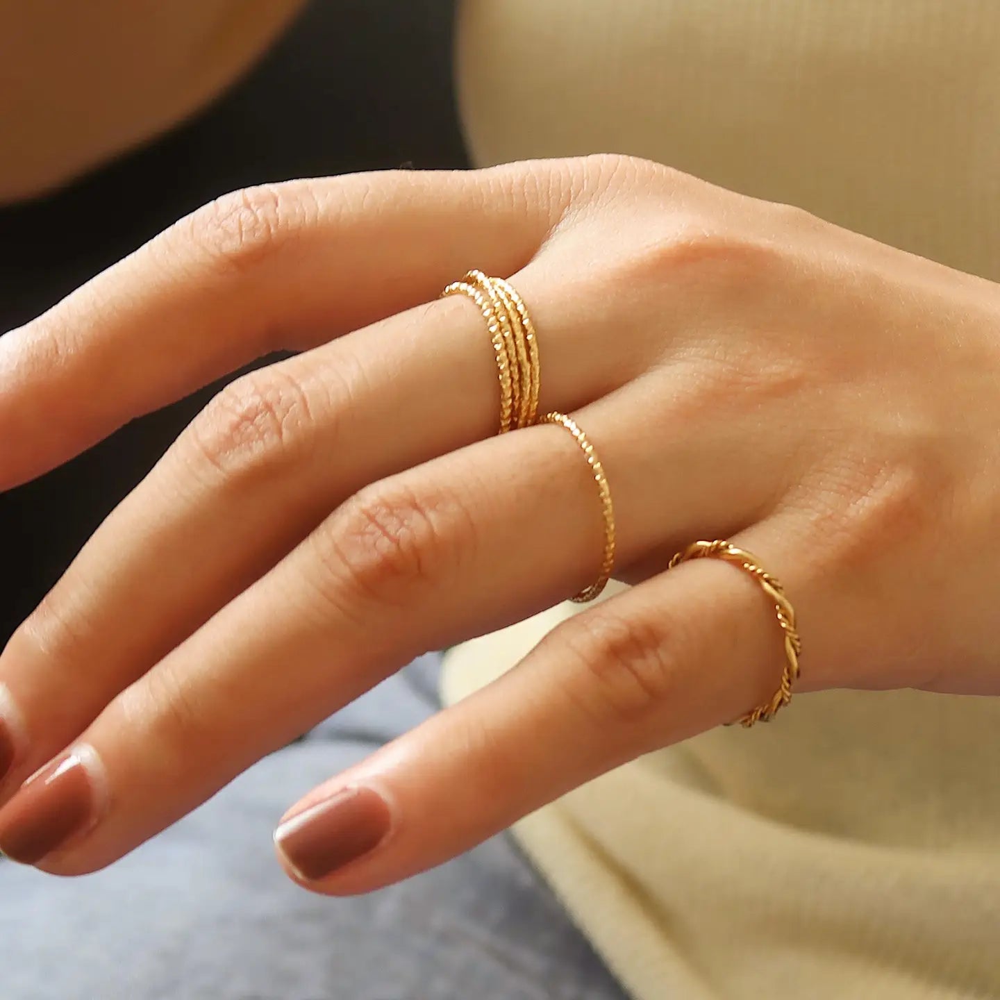 Riley Thin Gold Ring