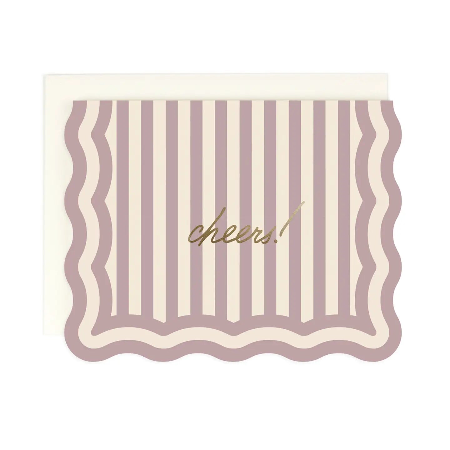 Striped Cheers Greeting Card