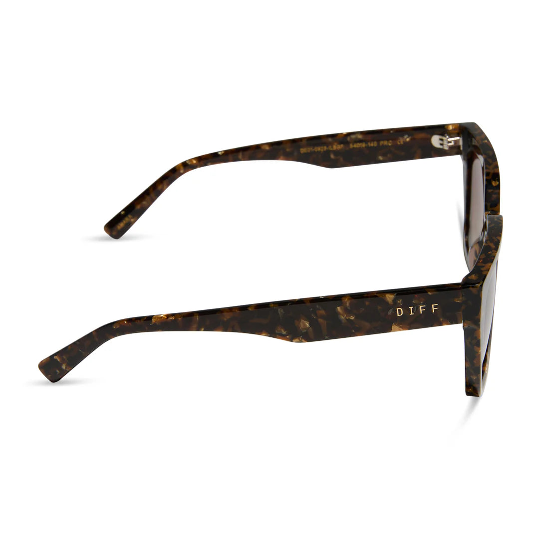 Amara tortoise brown gradient polarized sunglasses
