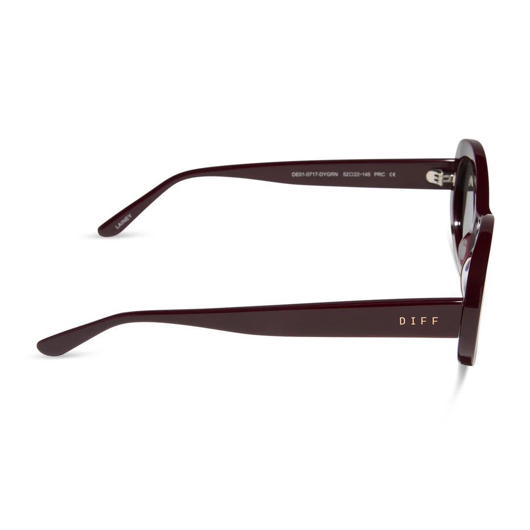Cherry sunglasses with 'DIFF' branding on a white background