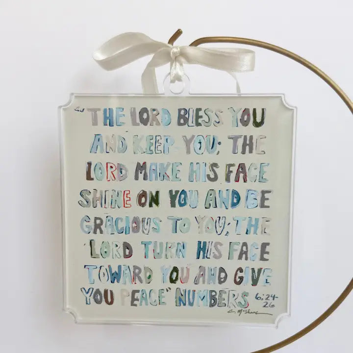 The Lord Bless You Acrylic Ornament