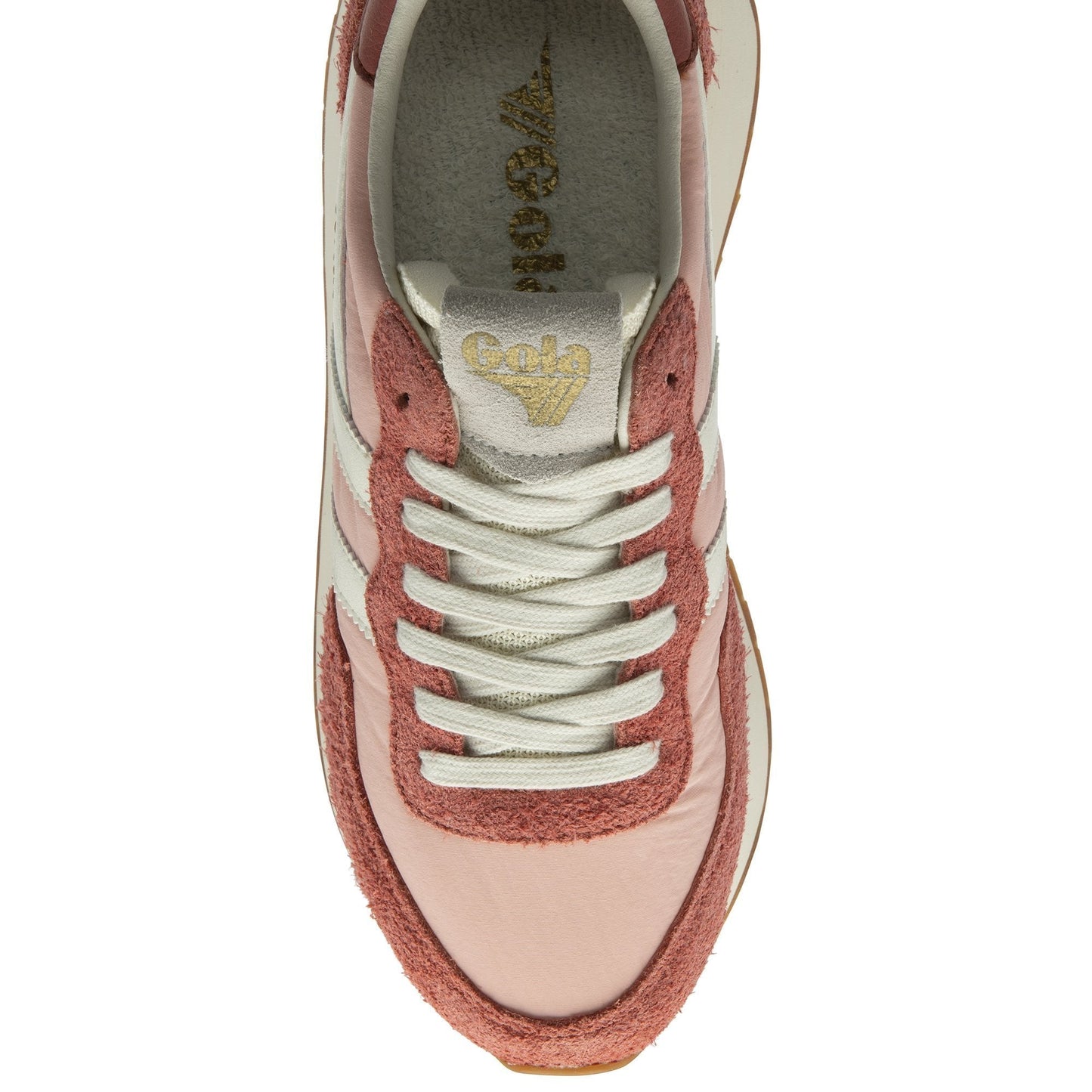Gola Classics Women's Arizona Sneakers in Pale Pink/Clay/Off White