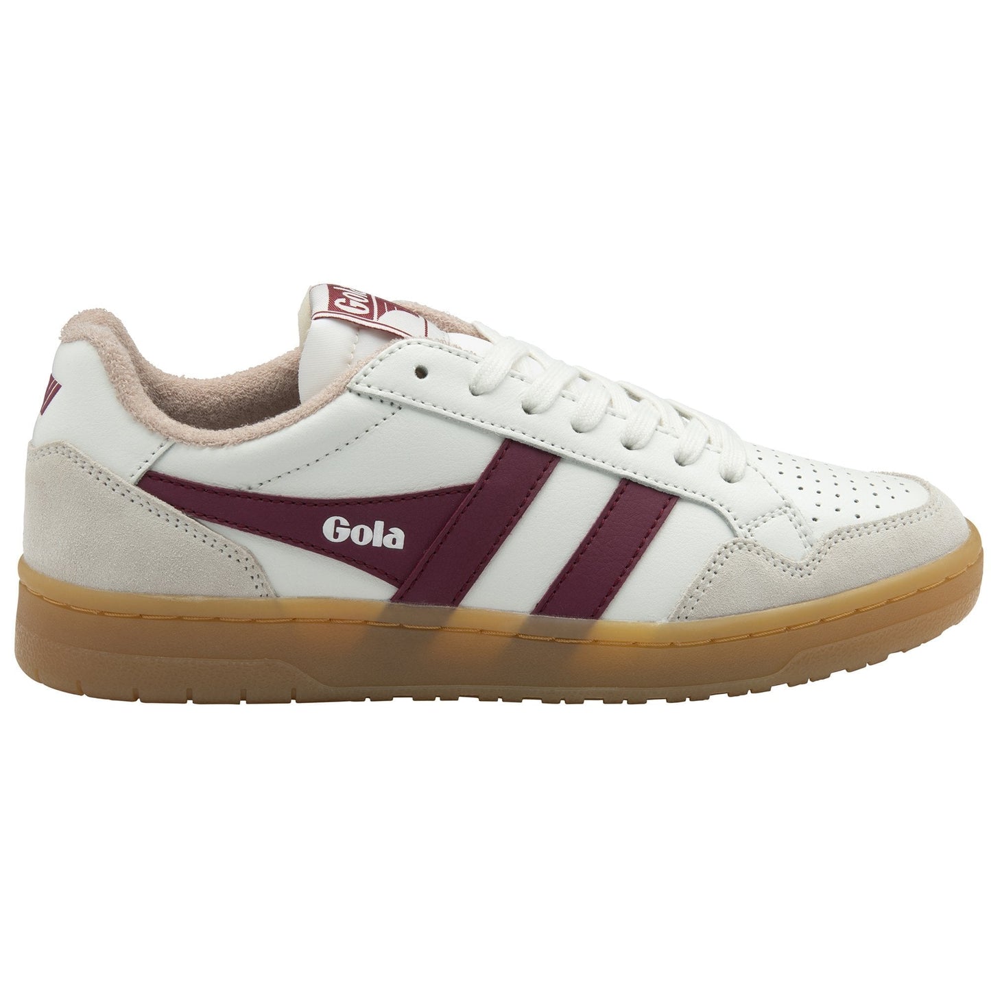 Gola Classics Women's Eagle '86 Sneakers In White/Cerise/Rose/Gum