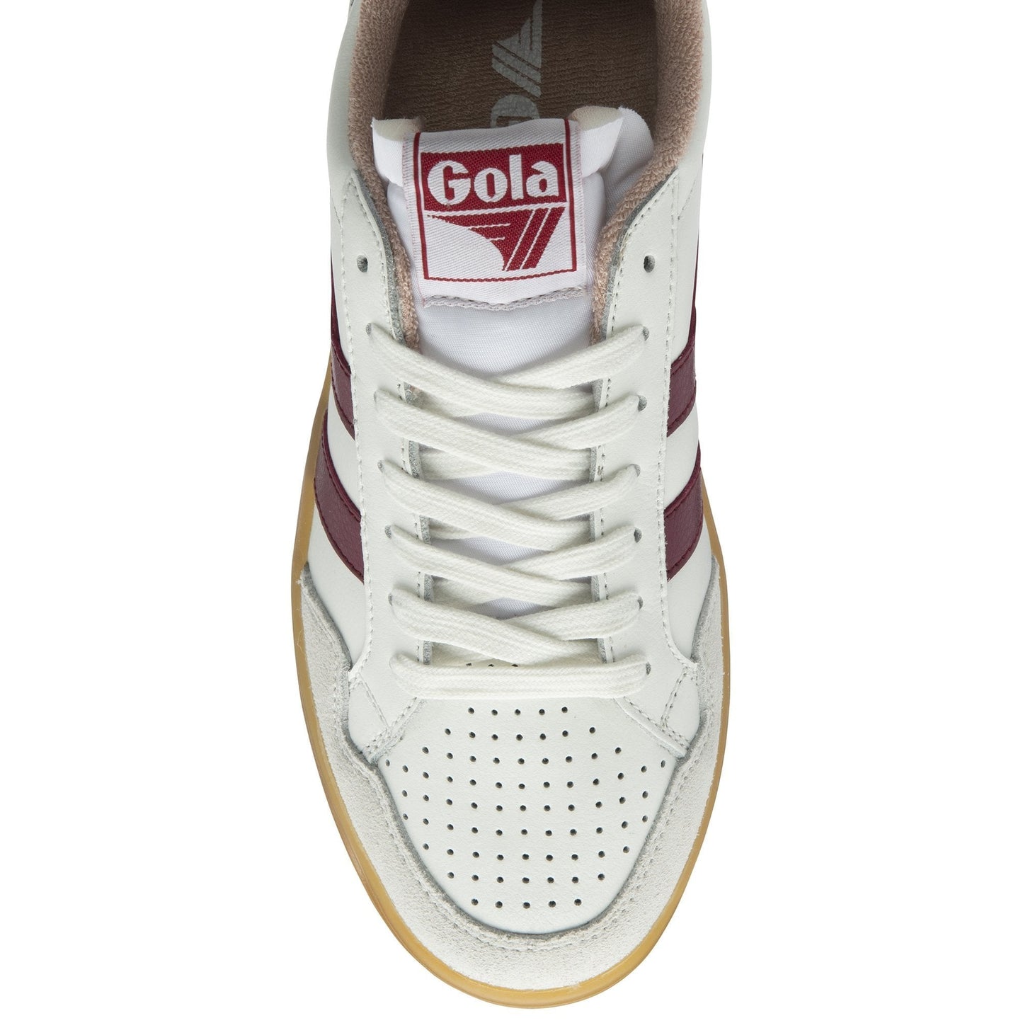 Gola Classics Women's Eagle '86 Sneakers In White/Cerise/Rose/Gum
