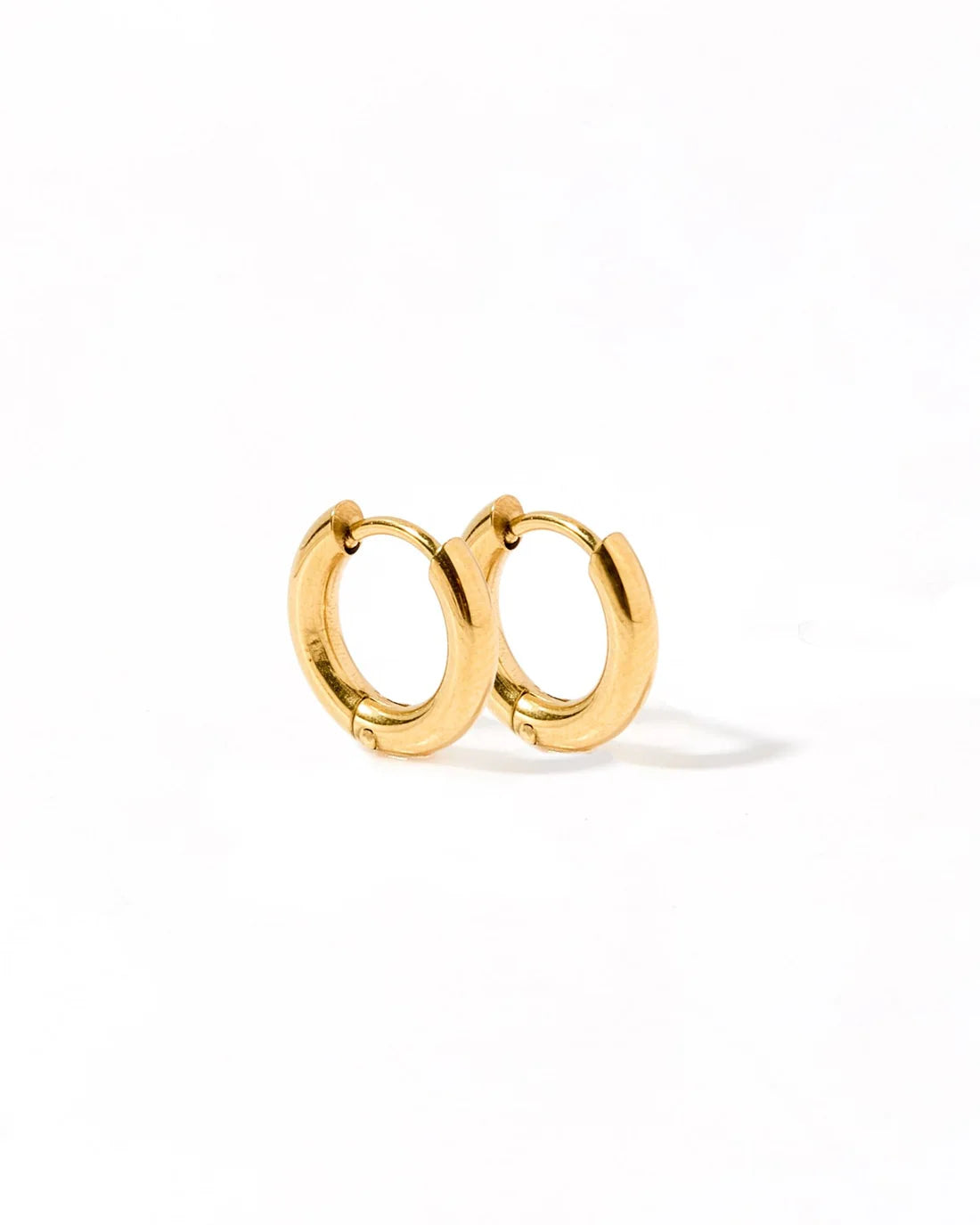 Harley 10mm Gold Hoops