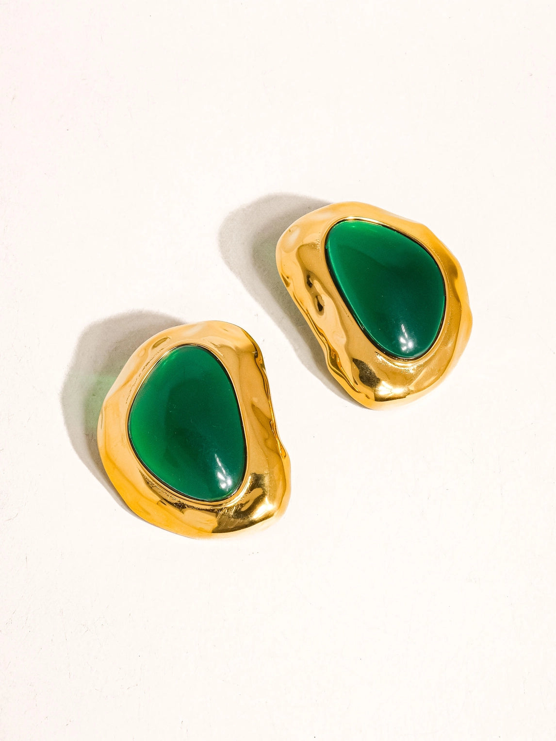 Green Luxe Studs
