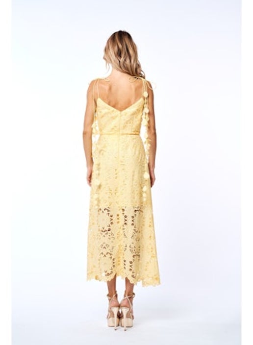 Ciebon- Azalia Yellow Lace dress