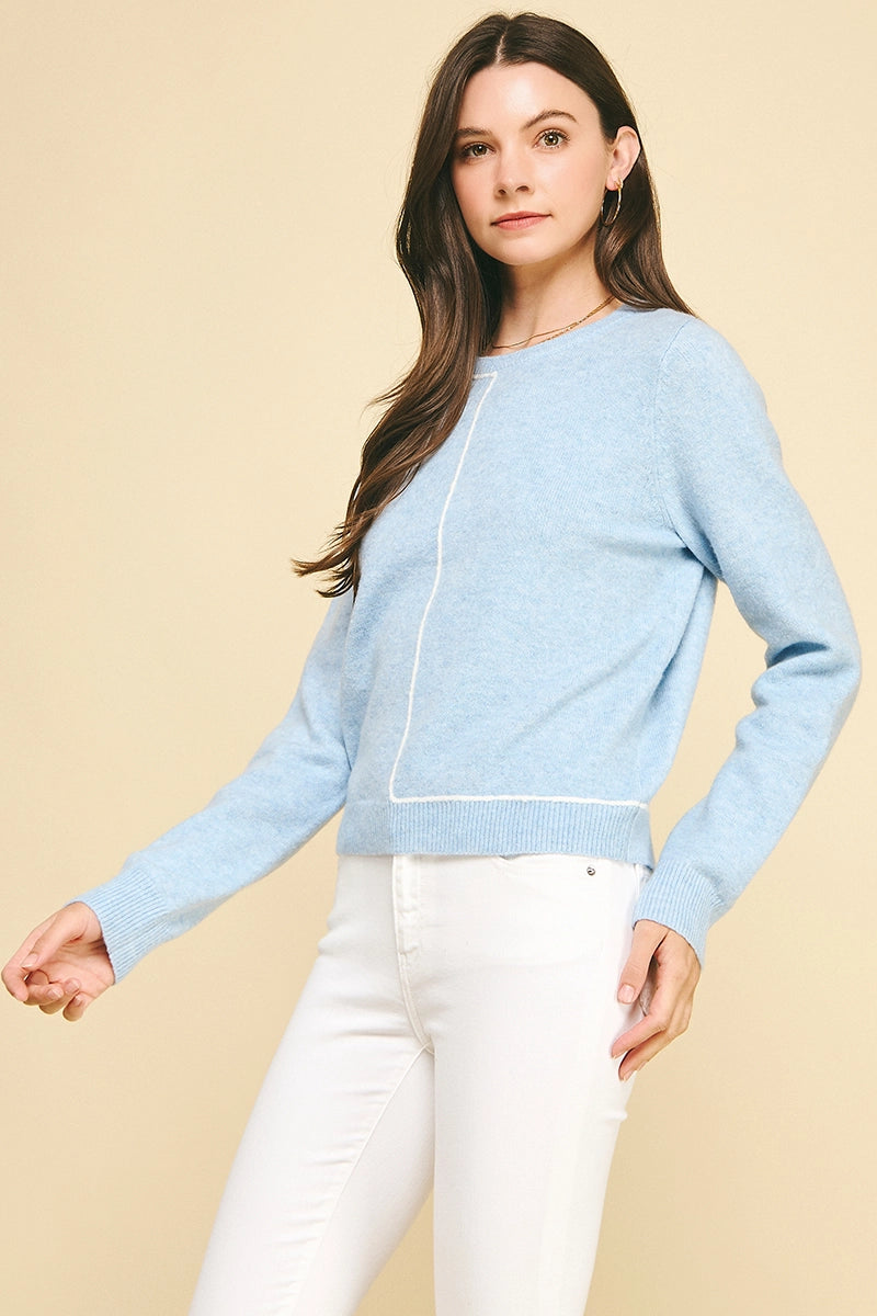 Bluebell Trim Sweater