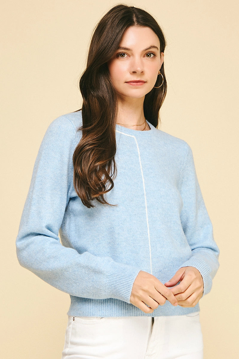 Bluebell Trim Sweater