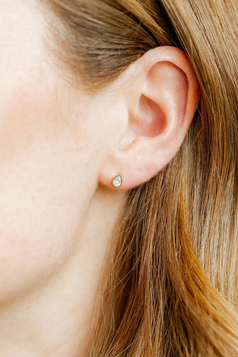 Patsy Pear Screwback Earrings
