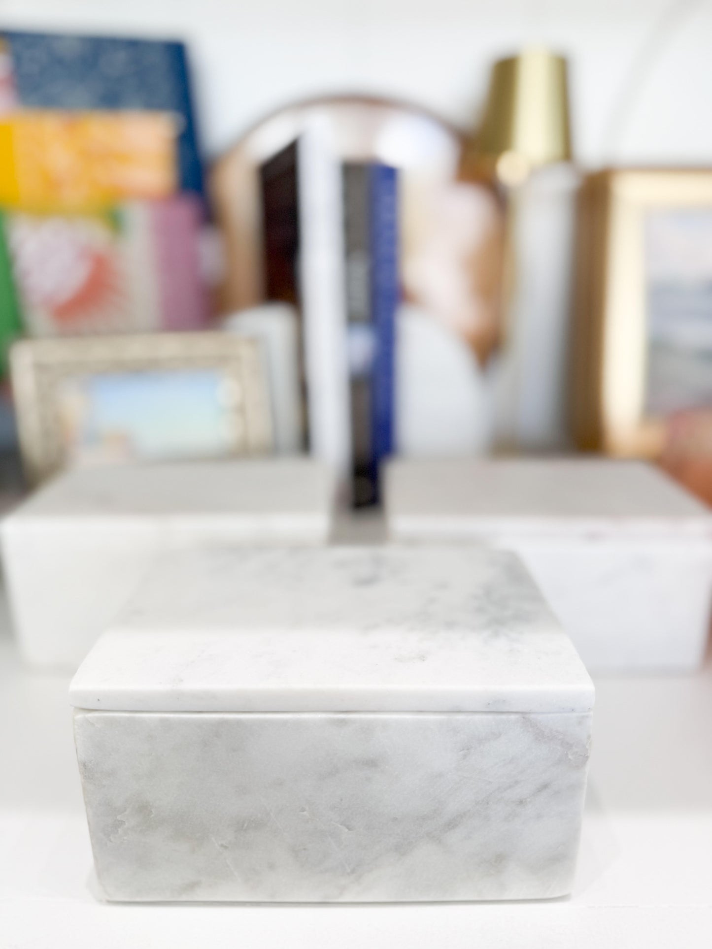 Marble Box with Lid