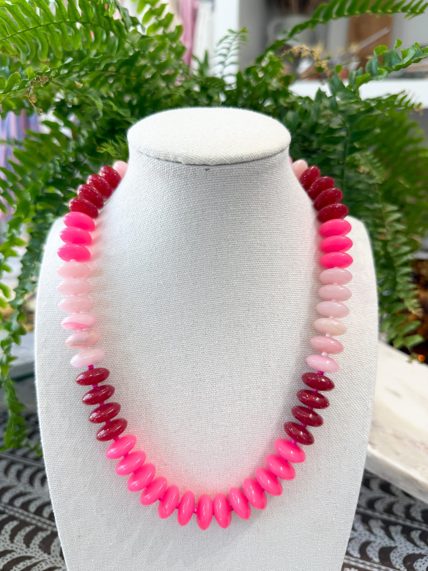 Rose Riot Beaded Necklace