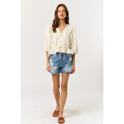 Flirty Floral Top