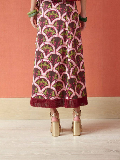Brooks Avenue Cooper Wrap Skirt – Berry Vine