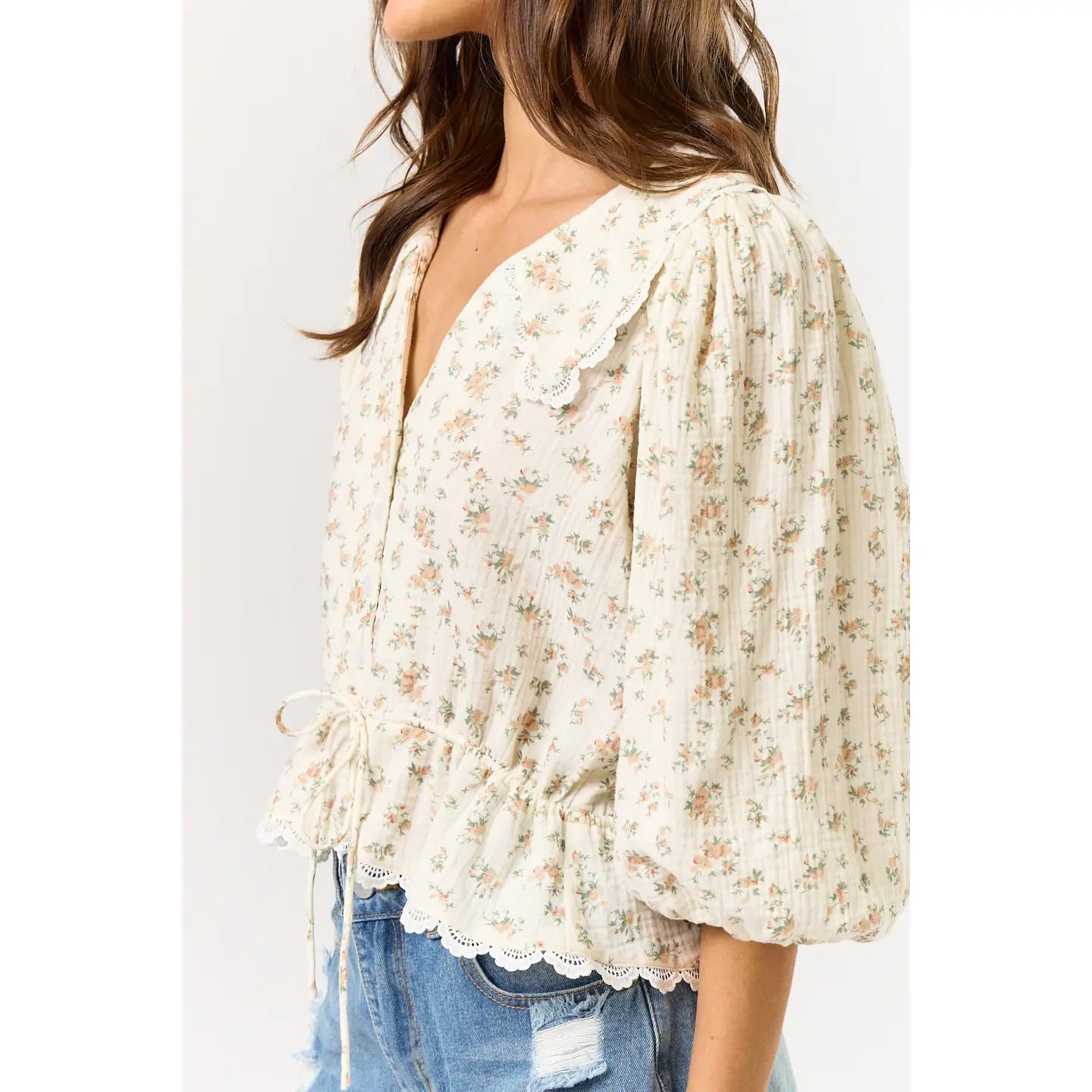 Flirty Floral Top