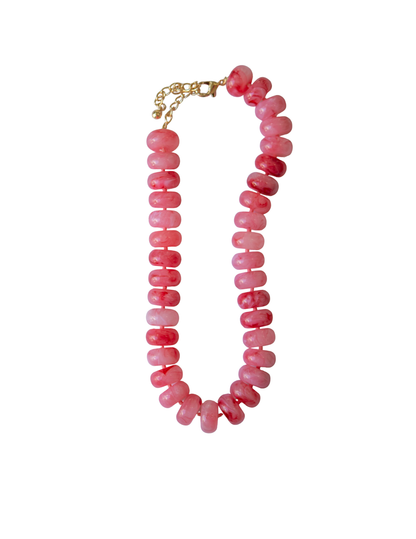 Bubblegum Breeze Beaded Necklace