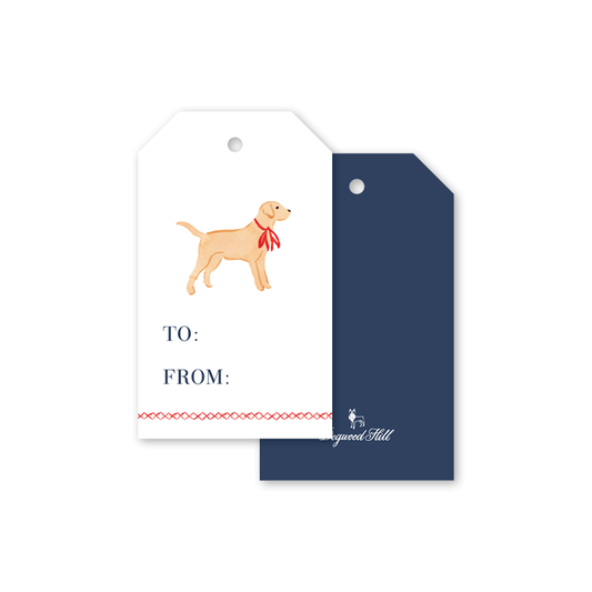 Golden Retriever Christmas Gift Tags